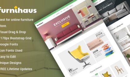 Premium WordPress Theme name: Furnihaus