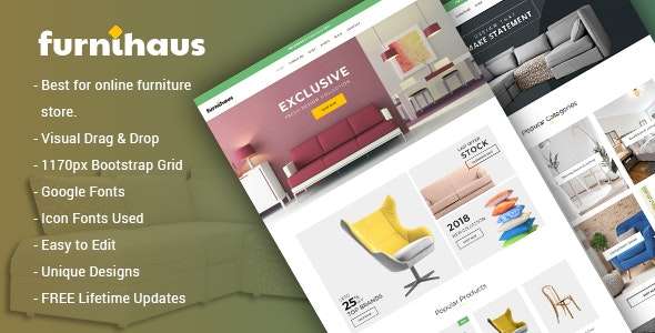 Premium WordPress Theme name: Furnihaus