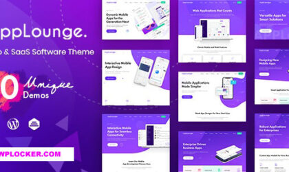 Premium WordPress Theme name: AppLounge